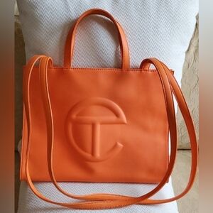 Telfar Medium Shopping Bag/Orange
